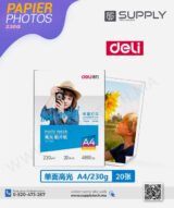 Papier Photo Deli A4 – 230g/m² – 20 Feuilles | Idéal Labos Photo – Image 8