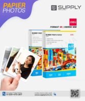 Papier Photo Brillant – 4R (102x152 mm) – 200g/m² – 100 Feuilles |  Pour Imprimantes Jet d’Encre