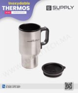 Mug Thermos Argenté Inox – 450 ml –Inoxydable avec Poignée – Pour Sublimation – Image 5