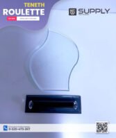 Trophée en Verre Cristal – Forme Flamme – Modèle MEH-23 – 22 x 14 cm – Image 7