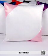 Coussin Sublimation Satin blanc –Coins Rose Bébé – 40×40 cm – Image 8