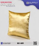 Coussin Sublimation Satin Bicolore – Face Blanche & Face Dorée (Gold) – 40×40 cm – Image 4