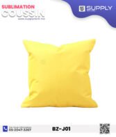 Coussin Sublimation Satin Bicolore – Face Blanche & Face Jaune – 40×40 cm – Image 4