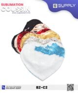 Coussin magique à paillettes Cœur ❤️ -Gold- dos velours doux - sublimation – Image 7