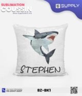 Coussin magique à paillettes 40×40 cm -NOIR- dos velours doux - sublimation – Image 8