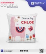 Coussin magique à paillettes 40×40 cm -ROSE - dos velours doux - sublimation – Image 2