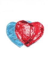 Coussin magique à paillettes Cœur ❤️ -Gold- dos velours doux - sublimation – Image 9