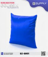 Coussin Sublimation Satin Bicolore – Face Blanche & Face Bleu roi – 40×40 cm – Image 3