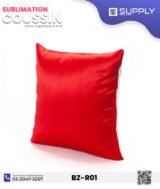 Coussin Sublimation Satin Bicolore – Face Blanche & Face Rouge – 40×40 cm – Image 5