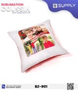 Coussin Sublimation Satin Bicolore – Face Blanche & Face Rouge – 40×40 cm – Image 6