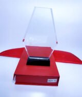 Trophée en Verre Cristal Forme Pentagone Allongé – Modèle MEH-10 (25x14,5 cm) – Image 7