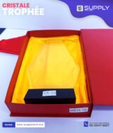 Trophée en Verre Cristal Forme Pentagone Allongé – Modèle MEH-10 (25x14,5 cm) – Image 5