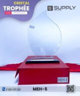 Trophée en Verre Cristal Forme Goutte – Modèle MEH-5 (24x16 cm) – Image 7