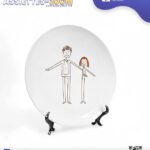 Grande Assiette Blanche 20,3 cm (8 pouces) – 100% Sublimation