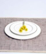 Assiette Blanche Bordure Doré – 25,4 cm Pour Sublimation - (10 pouces) grand – Image 8