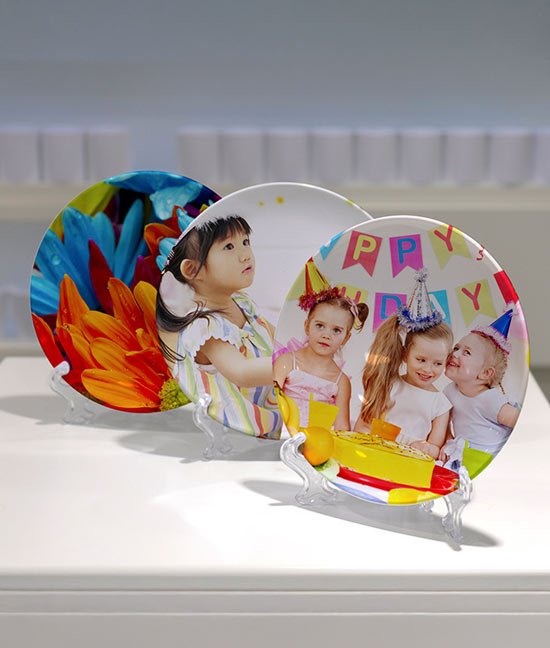 assiettes--DEub Petite Assiette Blanche 15,4 cm (6 pouces) – 100% Sublimation – Image 2