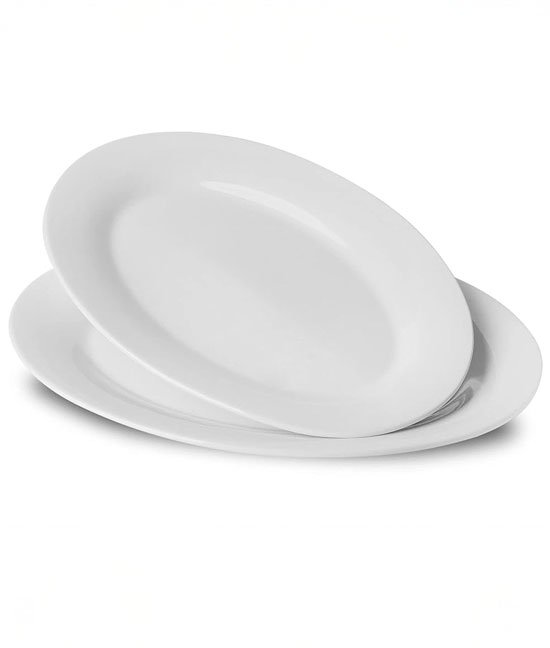 assiettes--s-DEub Grande Assiette Blanche 20,3 cm (8 pouces) – 100% Sublimation – Image 4