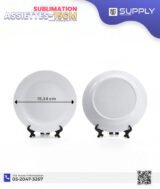 Petite Assiette Blanche 15,4 cm (6 pouces) – 100% Sublimation – Image 4