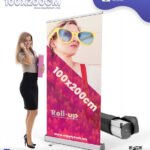 Rollup Publicitaire 100x200 cm – Structure Aluminium Premium