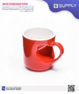 Mug Magique Rouge Sublimation – Poignée Cœur (Édition Romantique) – Image 9