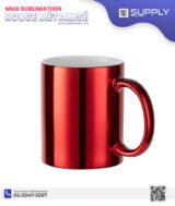 Mug Rouge métallisé à Effet miroir– Sublimation
