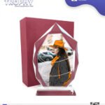 Trophée Sublimation BXP23 CRYSTAL - 210 × 130 × 40 mm forme de diamant