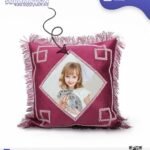 Coussin Velours Sublimable – 40 × 40 cm – Effet Velours – Couleur bordeaux