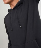 Sweat-shirt à Capuche Noir – unisexe – Poche Kangourou – Image 9