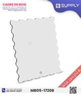 Cadre Photo MDF 17×20 cm – Forme Dentelée / Bords Ondulés – Support pour Sublimation – Image 2