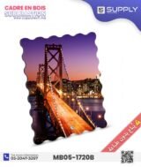 Cadre Photo MDF 17×20 cm – Forme Dentelée / Bords Ondulés – Support pour Sublimation – Image 4