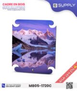 Cadre Photo MDF pour Sublimation – Forme Cornes de Taureau – 17×20 cm (MB05-1720C)