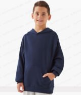 Sweat-shirt à Capuche Bleu marine – unisexe – Poche Kangourou – Image 10