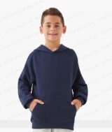 Sweat-shirt à Capuche Bleu marine – unisexe – Poche Kangourou – Image 9