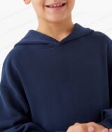 Sweat-shirt à Capuche Bleu marine – unisexe – Poche Kangourou – Image 8