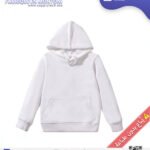 Sweat-shirt à Capuche Blanc – unisexe – Poche Kangourou - sublimation