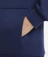 Sweat-shirt à Capuche Bleu marine – unisexe – Poche Kangourou – Image 4