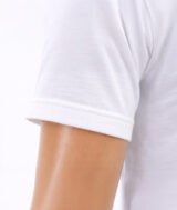 T-shirt prémium en Blanc col rond manches courtes unisexe 100% coton – Image 5