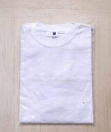 T-shirt prémium en Blanc col rond manches courtes unisexe 100% coton – Image 10