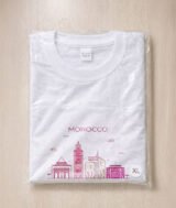 T-shirt prémium en Blanc col rond manches courtes unisexe 100% coton – Image 7