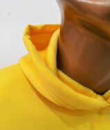 Sweat à capuche jaune moutard unisexe avec Poche Kangourou - polycoton – Image 5