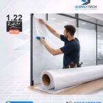 Film Adhésif sablé Effet Verre Dépoli plein - INT 256 | 122 cm de large