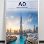 Cadre Affiche Clic Clac en Aluminium - Format A0 (841 × 1189 mm) géant