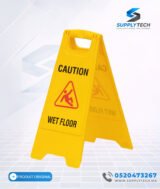 Panneau Sol Glissant Jaune Pliable – Signalisation de Sécurité