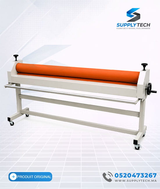 laminateur-----a--froid Machine de laminage à froid manuelle 160 cm – Finition professionnelle – Image 1